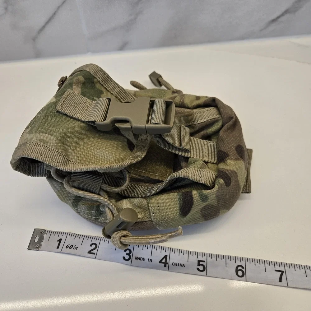 ARMY STYLE SCORPION CAMOUFLAGE 1 QUART CANTEEN POUCH Nwot‎